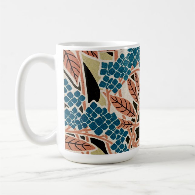Taza De Café Patrón Art Nouveau #12 (Izquierda)