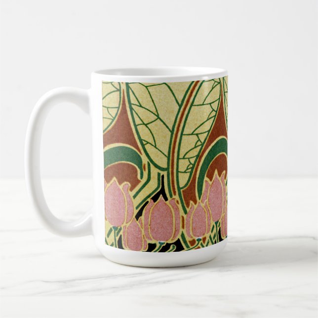 Taza De Café Patrón Art Nouveau n° 1 (Izquierda)