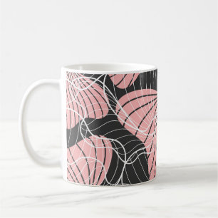 Taza De Café Patrón artístico colorido y abstracto, sin fisuras