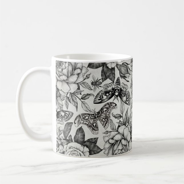 Taza De Café patrón botánico (Izquierda)