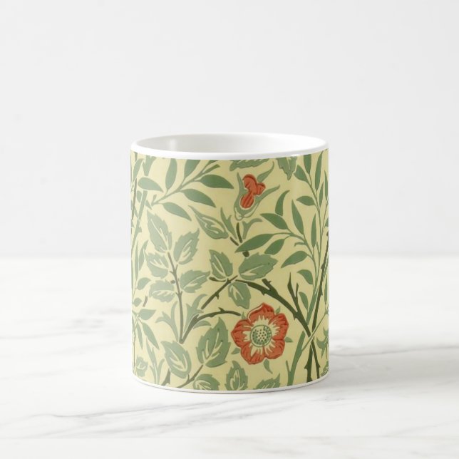 Taza De Café Patrón Briar dulce (por William Morris) (Centro)