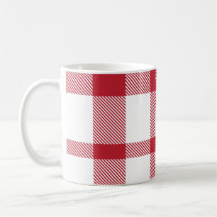 Taza De Café Patrón clásico de plaid Tartan Seamless.