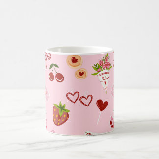 Taza De Café Patrón continuo adorable del Día de San Valentín –