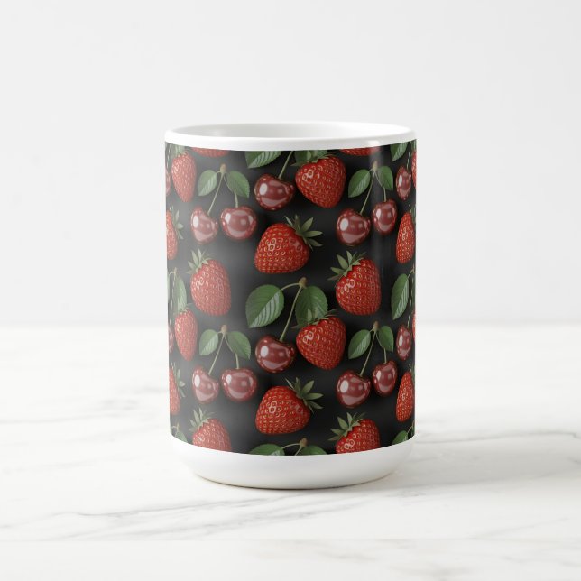 Taza De Café Patrón continuo con fresas y cerezas (Centro)