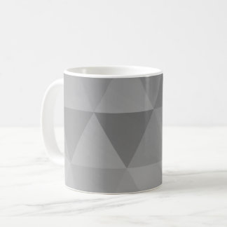 Taza De Café Patrón continuo de triángulos abstractos - Versión