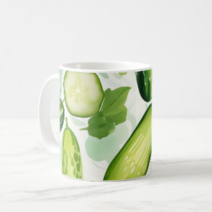 Taza De Café Patrón Cupember de color de agua serena con flujo