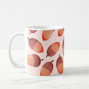 Taza De Café Patrón de Acorn de Caída Otumal