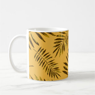 Taza De Café Patrón de acuarela transparente con abstracto colo