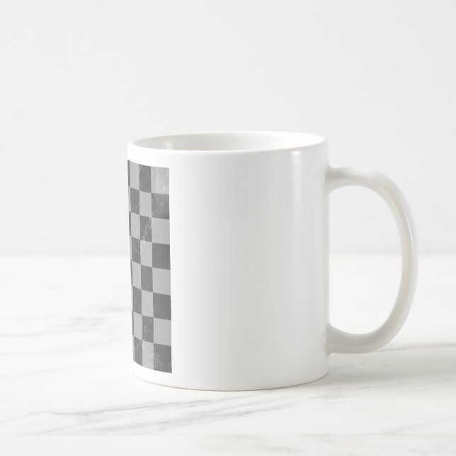 Taza De Café Patrón de ajedrez (Derecha)