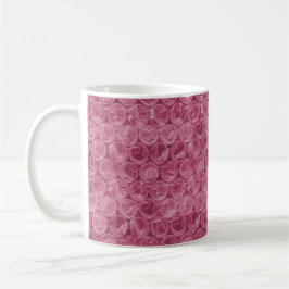 Taza De Café Patrón de ajuste de burbujas rosa