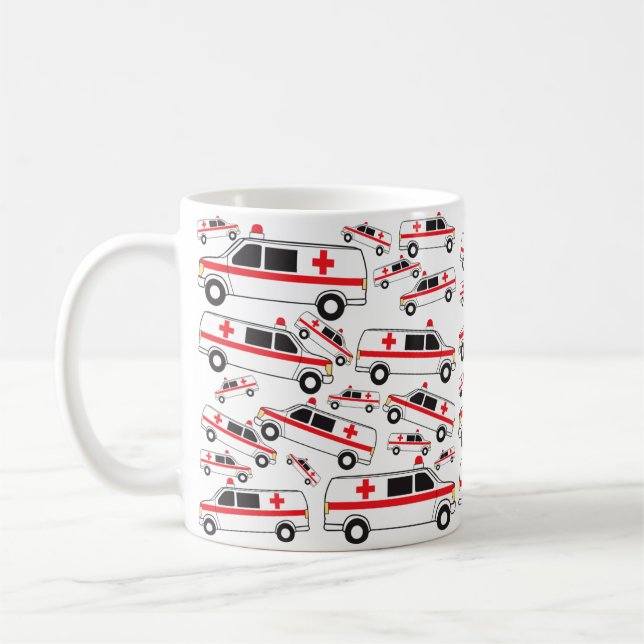 Taza De Café Patrón de Ambulancia (Izquierda)