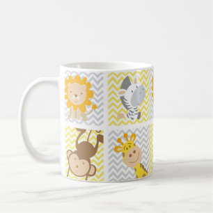 Taza De Café Patrón de amigos de la jungla