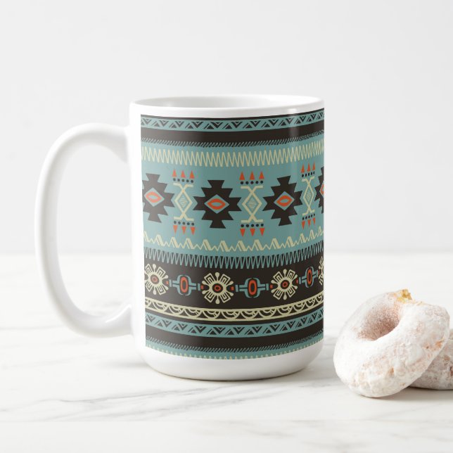 Taza De Café Patrón de apertura nativa (Con donut)