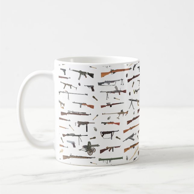 Taza De Café Patrón de armas de la Segunda Guerra Mundial (Izquierda)