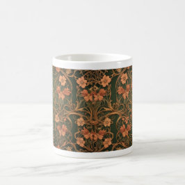 Taza De Café Patrón de Art Nouveau en todo el mundo