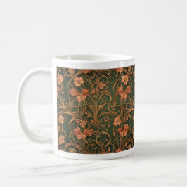 Taza De Café Patrón de Art Nouveau en todo el mundo