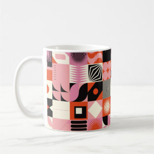 Taza De Café Patrón de arte inspirado en Escandinavia hecho con