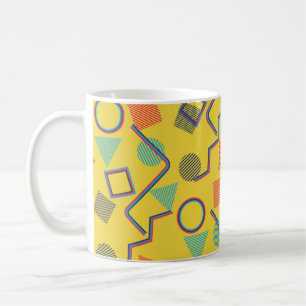 Taza De Café Patrón de arte pop sin inconvenientes. Resumen de 
