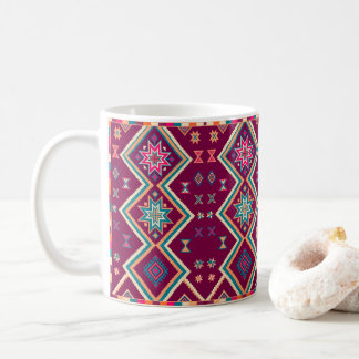 Taza De Café Patrón de arte popular geométrico del suroeste de