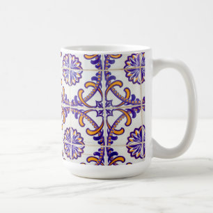 Taza De Café Patrón de azulejos en primer plano, Portugal