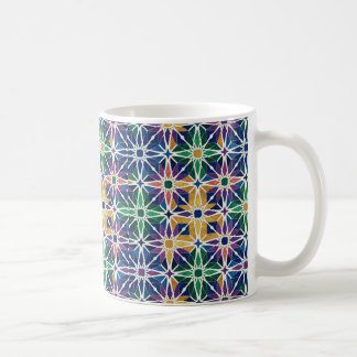 Taza De Café Patrón de azulejos geométricos Zellige marroquí