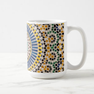 Taza De Café Patrón de baldosas geométricas, Marruecos