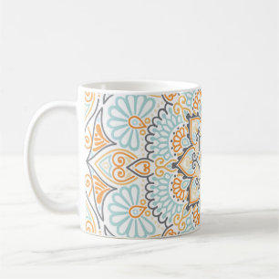 Taza De Café Patrón de baldosas sin soldadura: diseño decorativ