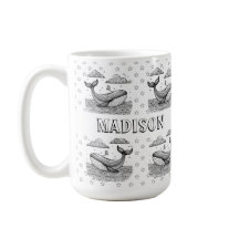 Patrón de ballenas y estrellas Niños Colores perso