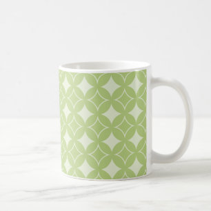 Taza De Café Patrón de barco verde oliva