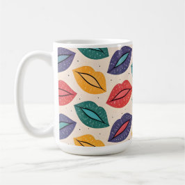 Taza De Café Patrón de beso