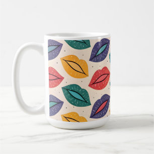 Taza De Café Patrón de beso