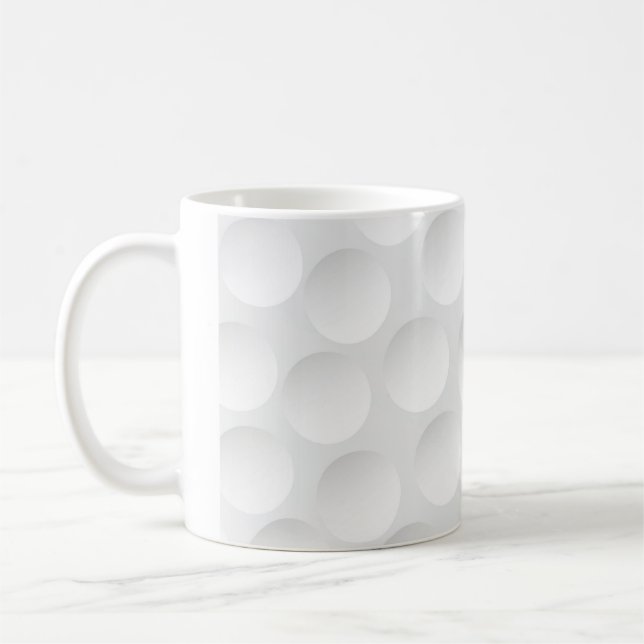 Taza De Café Patrón de bolas de golf (Izquierda)