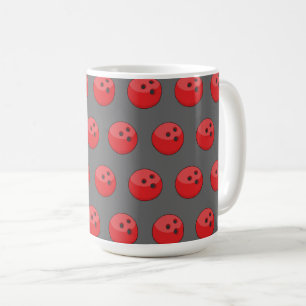 Taza De Café Patrón de bolas rojas