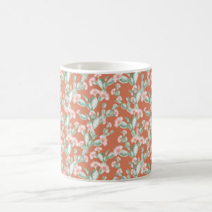 Taza De Café Patrón de Cactus salvaje