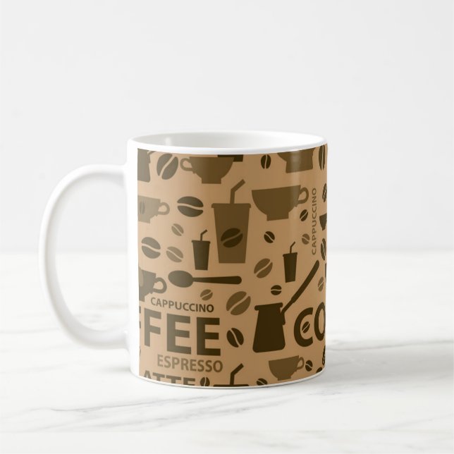 Taza De Café Patrón de café (Izquierda)