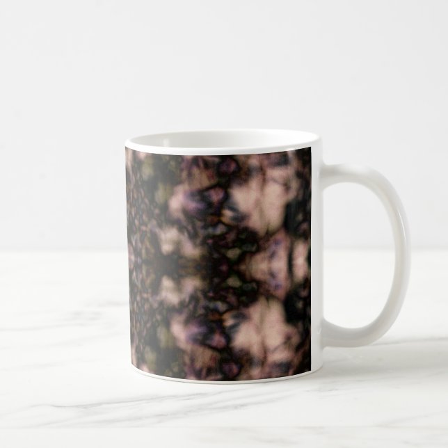 Taza De Café Patrón de caleidoscopio marrón (Derecha)