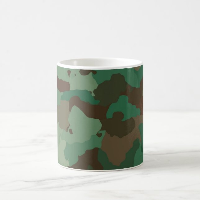 Taza De Café Patrón de camuflaje militar (Fuerzas Armadas) (Centro)