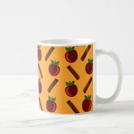 Taza De Café Patrón de canela de Apple