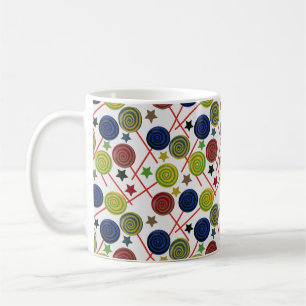 Taza De Café Patrón de caramelos Patrón de las lolias lango