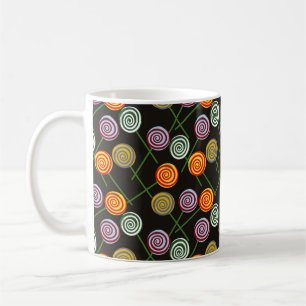 Taza De Café Patrón de caramelos   Patrón de las lolias   lango