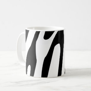Taza De Café Patrón de cebra