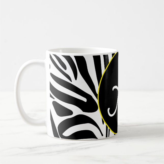 Taza De Café Patrón de cebra (Izquierda)