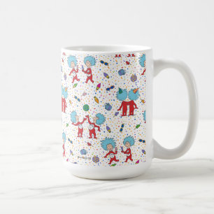 Taza De Café Patrón de Celebración de Thing One y Thing Two