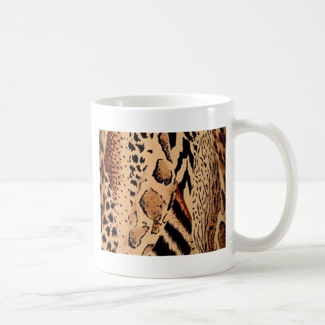 Taza De Café Patrón de Cheetah (Derecha)