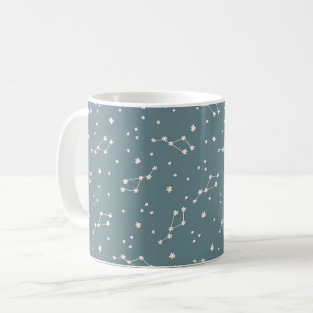 Taza De Café Patrón de cielo de constelación (Anverso izquierdo)