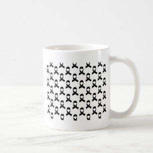 Taza De Café Patrón de cinta negra
