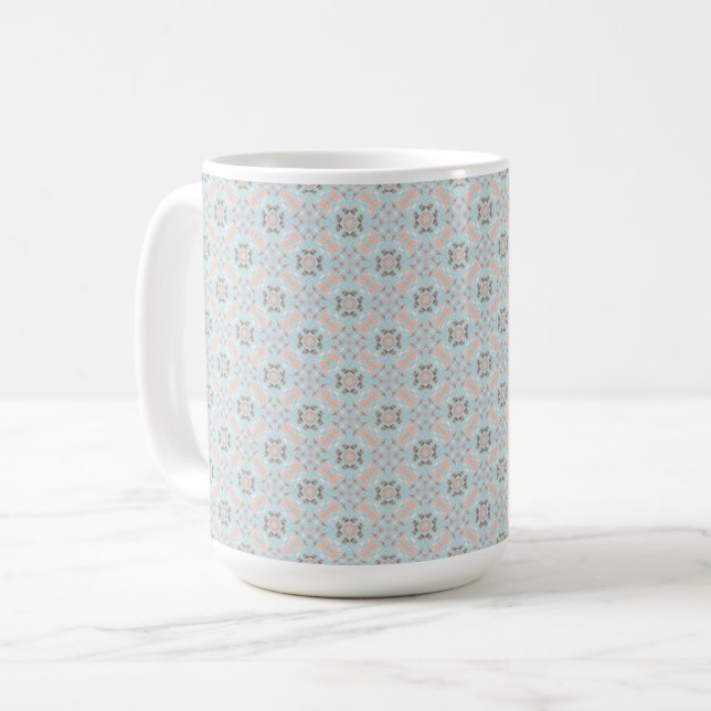 Taza De Café Patrón de concha seamless (Anverso izquierdo)