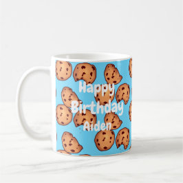 Taza De Café Patrón de cookies de chocolate