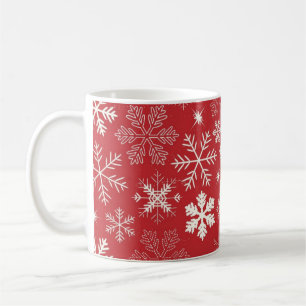 Taza De Café Patrón de copo de nieve