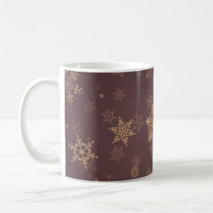 Taza De Café Patrón de copo de nieve